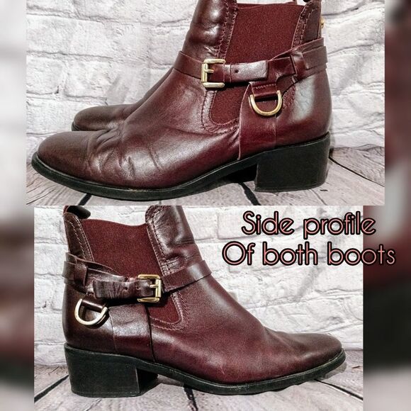 Carvela Saddle Leather Buckle Flat Ankle Boots - Picture 3 of 9